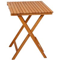 Garden Pleasure Gartentisch ALAMENDA braun quadratisch 55,0 x 55,0 x 72,0 cm von Garden Pleasure