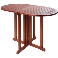 Garden Pleasure Gartentisch BALTIMORE braun oval 120,0 x 70,0 x 73,0 cm von Garden Pleasure