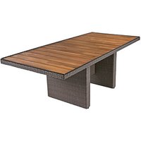 Garden Pleasure Gartentisch Braga grau rechteckig 100,0 x 220,0 x 75,0 cm von Garden Pleasure