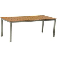 Garden Pleasure Gartentisch DALLAS braun rechteckig 90,0 x 200,0 x 75,0 cm von Garden Pleasure