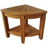 Garden Pleasure Gartentisch GARDU natur Viertelkreis 40,0 x 40,0 x 44,0 cm von Garden Pleasure