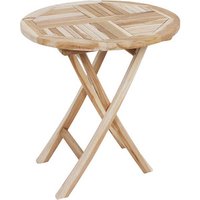 Garden Pleasure Gartentisch JAVA natur rund Ø70 x Ø70 x 75,0 cm von Garden Pleasure