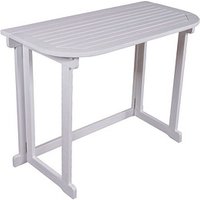 Garden Pleasure Gartentisch MANILA weiß rechteckig 76,0 x 100,0 x 50,0 cm von Garden Pleasure