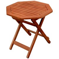Garden Pleasure Gartentisch MAYFIELD braun achteckig 50,0 x 50,0 x 50,0 cm von Garden Pleasure