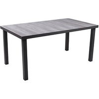 Garden Pleasure Gartentisch RANA grau rechteckig 90,0 x 162,0 x 75,0 cm von Garden Pleasure