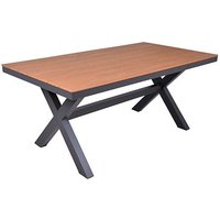 Garden Pleasure Gartentisch SILEA holzoptik rechteckig 173,0 x 93,5 x 75,0 cm von Garden Pleasure