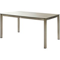 Garden Pleasure Gartentisch SIENNA grau rechteckig 158,0 x 90,0 x 74,0 cm von Garden Pleasure