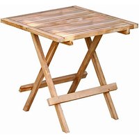 Garden Pleasure Gartentisch SIMUK braun quadratisch 50,0 x 50,0 x 50,0 cm von Garden Pleasure