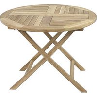 Garden Pleasure Gartentisch SOLO braun rund 90,0 x 90,0 x 75,0 cm von Garden Pleasure