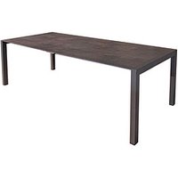 Garden Pleasure Gartentisch SOPHIA dunkelbraun rechteckig 160,0 x 92,0 x 75,0 cm von Garden Pleasure