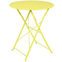 Garden Pleasure Gartentisch TIVIO lemon rund 60,0 x 60,0 x 70,0 cm von Garden Pleasure