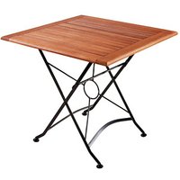 Garden Pleasure Gartentisch WIEN braun quadratisch 80,0 x 80,0 x 74,0 cm von Garden Pleasure