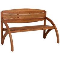 Garden Pleasure Gartenbank HADIA 985188 braun Holz 140,0 cm von Garden Pleasure