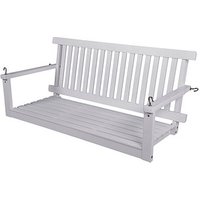 Garden Pleasure Hängebank AUGUSTA 985111 weiß Holz 130,0 cm von Garden Pleasure