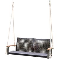 Garden Pleasure Hängebank CUNEO 970386 braun Kunststoff 114,0 cm von Garden Pleasure