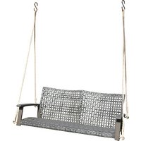 Garden Pleasure Hängebank CUNEO 970387 grau Kunststoff 114,0 cm von Garden Pleasure