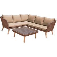 Garden Pleasure Loungegruppe PAMPLONA beige, braun Kunststoff, 10-teilig Garden Pleasure Loungegruppe PAMPLONA beige, braun Kunststoff, 10-teilig von Garden Pleasure