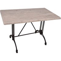 Garden Pleasure MORENA Bistrotisch Holz hellbraun 110,0 x 70,0 x 74,0 cm von Garden Pleasure