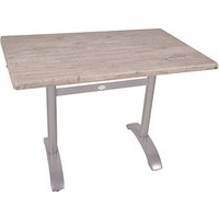 Garden Pleasure PAMIR Bistrotisch Holz hellbraun 110,0 x 70,0 x 74,0 cm von Garden Pleasure