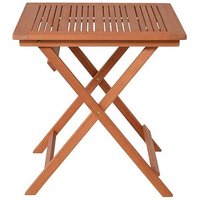 Garden Pleasure PASADENA Stehtisch rechteckig Eukalyptus hellbraun 70,5 x 70,5 x 74,0 cm, 1 St. von Garden Pleasure