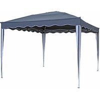Garden Pleasure Pavillon GANGES quadratisch, anthrazit von Garden Pleasure