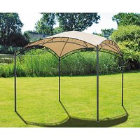 Garden Pleasure Pavillon Hudson quadratisch, beige von Garden Pleasure