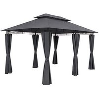 Garden Pleasure Pavillon MOLDAU rechteckig, anthrazit von Garden Pleasure