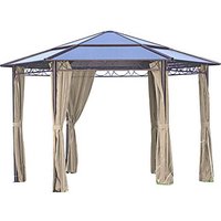Garden Pleasure Pavillon SALMON 6-eckig, anthrazit von Garden Pleasure