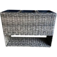 Garden Pleasure Pflanzkübel NATUR Metall braun rechteckig 82,0 x 60,0 cm von Garden Pleasure