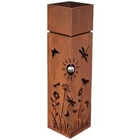 Garden Pleasure Pflanzsäule FLORALIA Metall Rost-Optik Säule 25,0 x 102,0 cm, 1 St. von Garden Pleasure