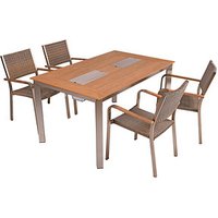 Garden Pleasure Sitzgruppe FLORENCE, silber Kunststoff, Metall, 5-teilig Garden Pleasure Sitzgruppe FLORENCE, silber Kunststoff, Metall, 5-teilig von Garden Pleasure