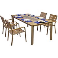 Garden Pleasure Sitzgruppe Florence, silber Kunststoff, Metall, 5-teilig Garden Pleasure Sitzgruppe Florence, silber Kunststoff, Metall, 5-teilig von Garden Pleasure