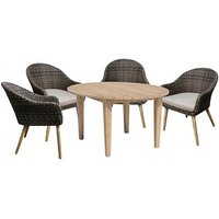 Garden Pleasure Sitzgruppe PUEBLO/ ARVADA taupe, natur Kunststoff, Holz, 5-teilig Garden Pleasure Sitzgruppe PUEBLO/ ARVADA taupe, natur Kunststoff, Holz, 5-teilig von Garden Pleasure