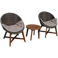 Garden Pleasure Sitzgruppe RENO taupe, braun Kunststoff, Metall, 5-teilig von Garden Pleasure