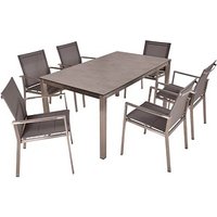 Garden Pleasure Sitzgruppe SIENNA, taupe Metall, 7-teilig Garden Pleasure Sitzgruppe SIENNA, taupe Metall, 7-teilig von Garden Pleasure