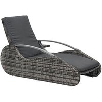Garden Pleasure Sonnenliege PACIFIC grau Aluminium von Garden Pleasure