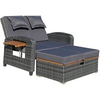 Garden Pleasure Sonnenliege BARI anthrazit Stahl Garden Pleasure Sonnenliege BARI anthrazit Stahl von Garden Pleasure