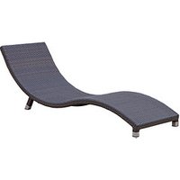 Garden Pleasure Sonnenliege CARACAS braun Aluminium von Garden Pleasure