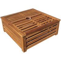 Garden Pleasure Sonnenschirmständer-Verkleidung Taylor 985168 braun, Holz von Garden Pleasure