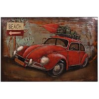 Garden Pleasure Wandbild 3D Auto, Metall von Garden Pleasure