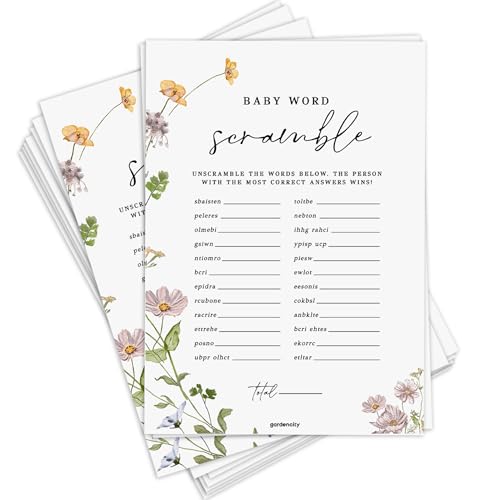 Wildflower Word Scramble Wildflower Word Scramble von GardenCity