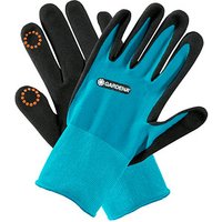 GARDENA Gartenhandschuhe 42% Polyester, 55% Nitril, 3% Elasthan, Nitrilbeschichtung der Handflächen blau Größe 9, 1 Paar von Gardena