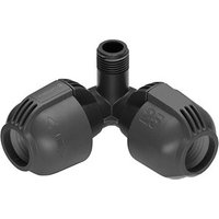 GARDENA Verlegerohrverbinder Winkelstück 25 mm x 1/2 Zoll Aussengewinde GARDENA Verlegerohrverbinder Winkelstück 25 mm x 1/2 Zoll Aussengewinde von Gardena