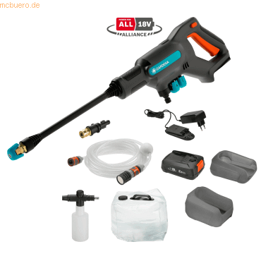 Gardena Akku-Druckreiniger AquaClean 14800-31 24/18V von Gardena