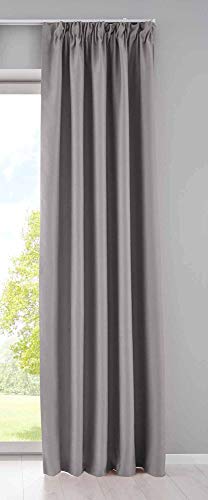 Gardinenbox Vorhang Blickdicht »Newyork« verdeckte Schlaufen Grau HxB 225x295 cm 1er-Pack Thermo-Gardine Verdunkelungsvorhang Blackout schalldämmend ÖKOTEX Kräuselband Raffhalter, 202020610 Gardinenbox Vorhang Blickdicht »Newyork« verdeckte Schlaufen Grau HxB 225x295 cm 1er-Pack Thermo-Gardine Verdunkelungsvorhang Blackout schalldämmend ÖKOTEX Kräuselband Raffhalter, 202020610 von Gardinenbox