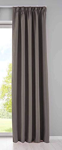 Gardinenbox Vorhang Blickdicht »Newyork« verdeckte Schlaufen Taupe HxB 245x295 cm 1er-Pack Thermo-Gardine Verdunkelungsvorhang Blackout schalldämmend ÖKOTEX Kräuselband Raffhalter, 202020610 Gardinenbox Vorhang Blickdicht »Newyork« verdeckte Schlaufen Taupe HxB 245x295 cm 1er-Pack Thermo-Gardine Verdunkelungsvorhang Blackout schalldämmend ÖKOTEX Kräuselband Raffhalter, 202020610 von Gardinenbox