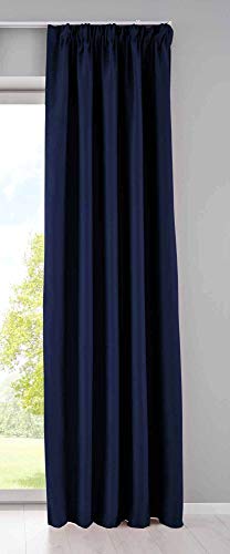 Gardinenbox Vorhang Blickdicht »Newyork« verdeckte Schlaufen Blau HxB 245x295 cm 1er-Pack Thermo-Gardine Verdunkelungsvorhang Blackout schalldämmend ÖKOTEX Kräuselband Raffhalter, 202020610 Gardinenbox Vorhang Blickdicht »Newyork« verdeckte Schlaufen Blau HxB 245x295 cm 1er-Pack Thermo-Gardine Verdunkelungsvorhang Blackout schalldämmend ÖKOTEX Kräuselband Raffhalter, 202020610 von Gardinenbox