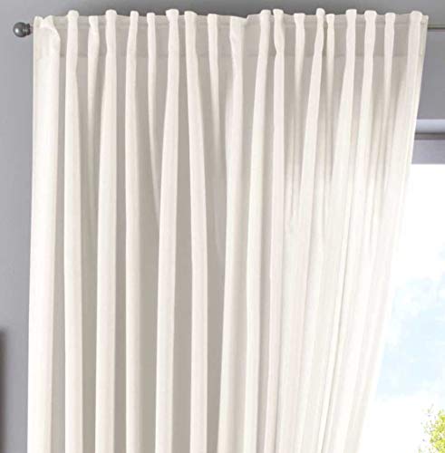 Vorhang Verdeckte Schlaufen Cationic »JENA« HxB 250x300 cm Creme Blickdicht Leinen Optik Gardine Meliert Gardinenband mit Raffhalter, 2019037 Vorhang Verdeckte Schlaufen Cationic »JENA« HxB 250x300 cm Creme Blickdicht Leinen Optik Gardine Meliert Gardinenband mit Raffhalter, 2019037 von Gardinenbox