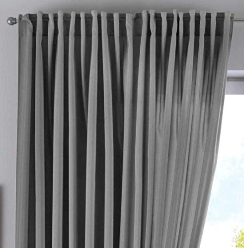 Vorhang Verdeckte Schlaufen Cationic »JENA« HxB 250x300 cm Grau Blickdicht Leinen Optik Gardine Meliert Gardinenband mit Raffhalter, 2019037 Vorhang Verdeckte Schlaufen Cationic »JENA« HxB 250x300 cm Grau Blickdicht Leinen Optik Gardine Meliert Gardinenband mit Raffhalter, 2019037 von Gardinenbox