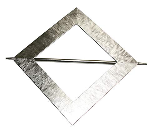 GARDINIA Dekospange Uranus mit Stab, Vorhang-Raffhalter zum Dekorieren / Raffen von Stoffen und Vorhängen, Außenmaß Ø 14,5 cm, Metall, Edelstahl-Optik GARDINIA Dekospange Uranus mit Stab, Vorhang-Raffhalter zum Dekorieren / Raffen von Stoffen und Vorhängen, Außenmaß Ø 14,5 cm, Metall, Edelstahl-Optik von Gardinia